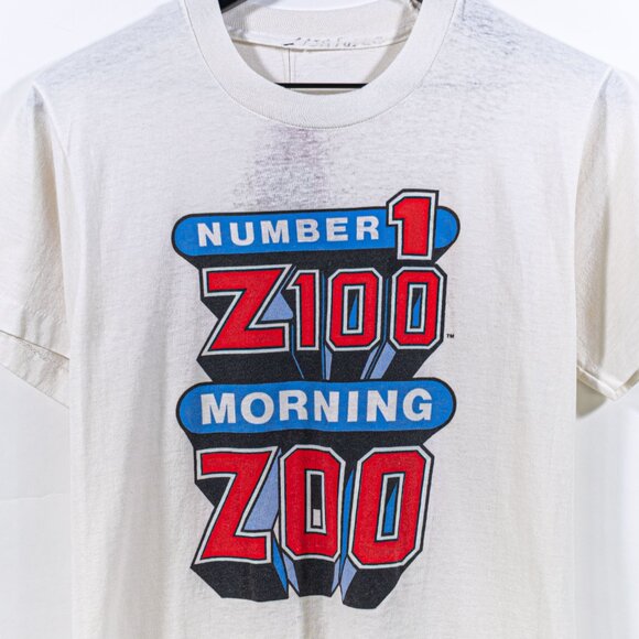 Z100 Morning Zoo Radio New York T-Shirt Small VTG 90s Music Band Retro - Picture 5 of 16